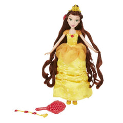 Papusa Disney Princess cu accesorii de par, Belle, HSB5292