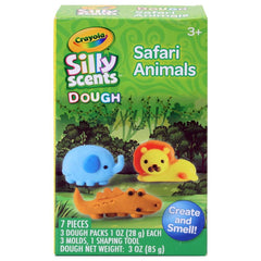 Mini set activitati cu plastilina si forme Silly animale din Safari, CRYA1-2596-2200