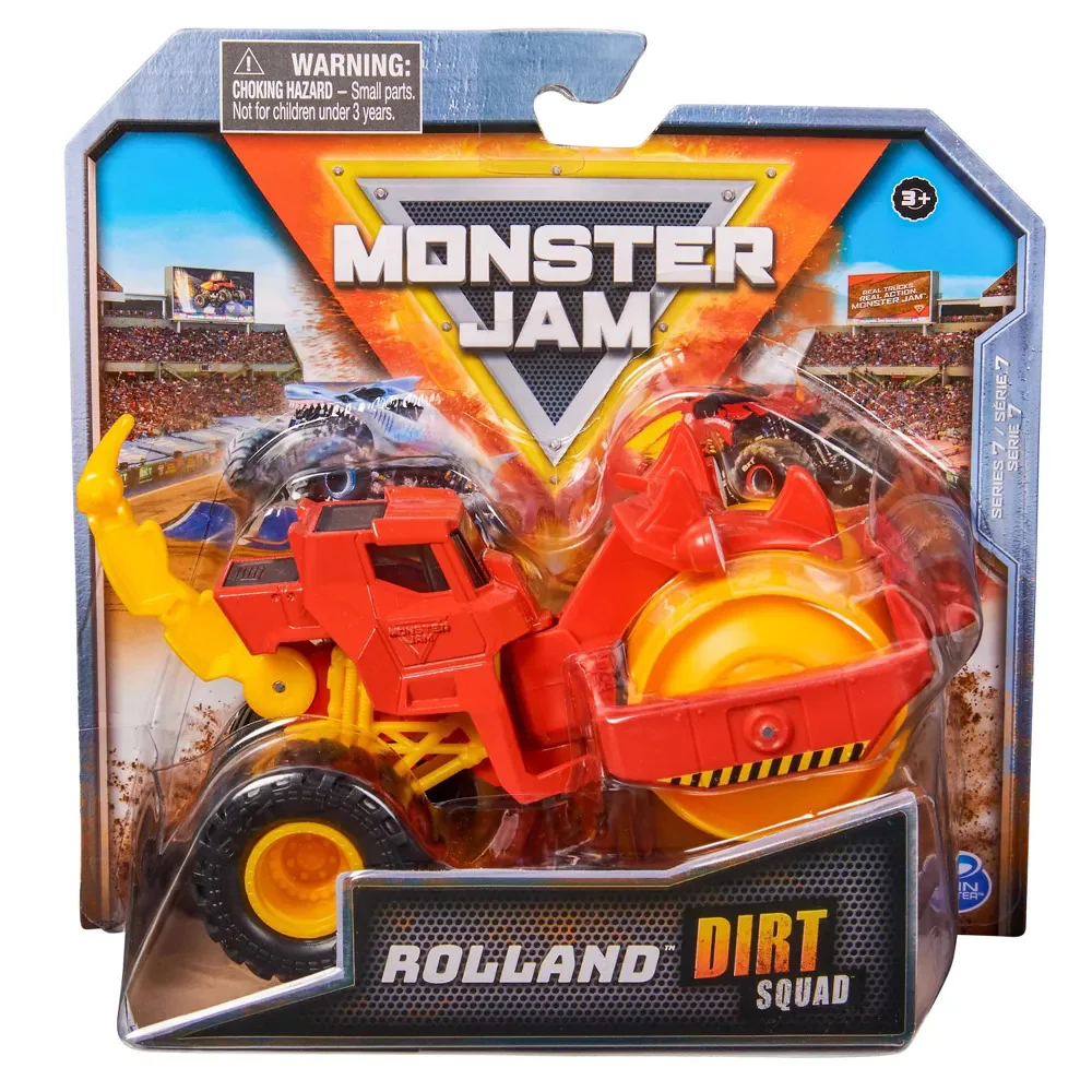 Masinuta Monster Jam Dirt Squad 1/64, Rolland, 20140651