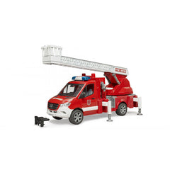 Camion de pompieri Mercedes-Benz Sprinter cu scara si baliza - Bruder 2673