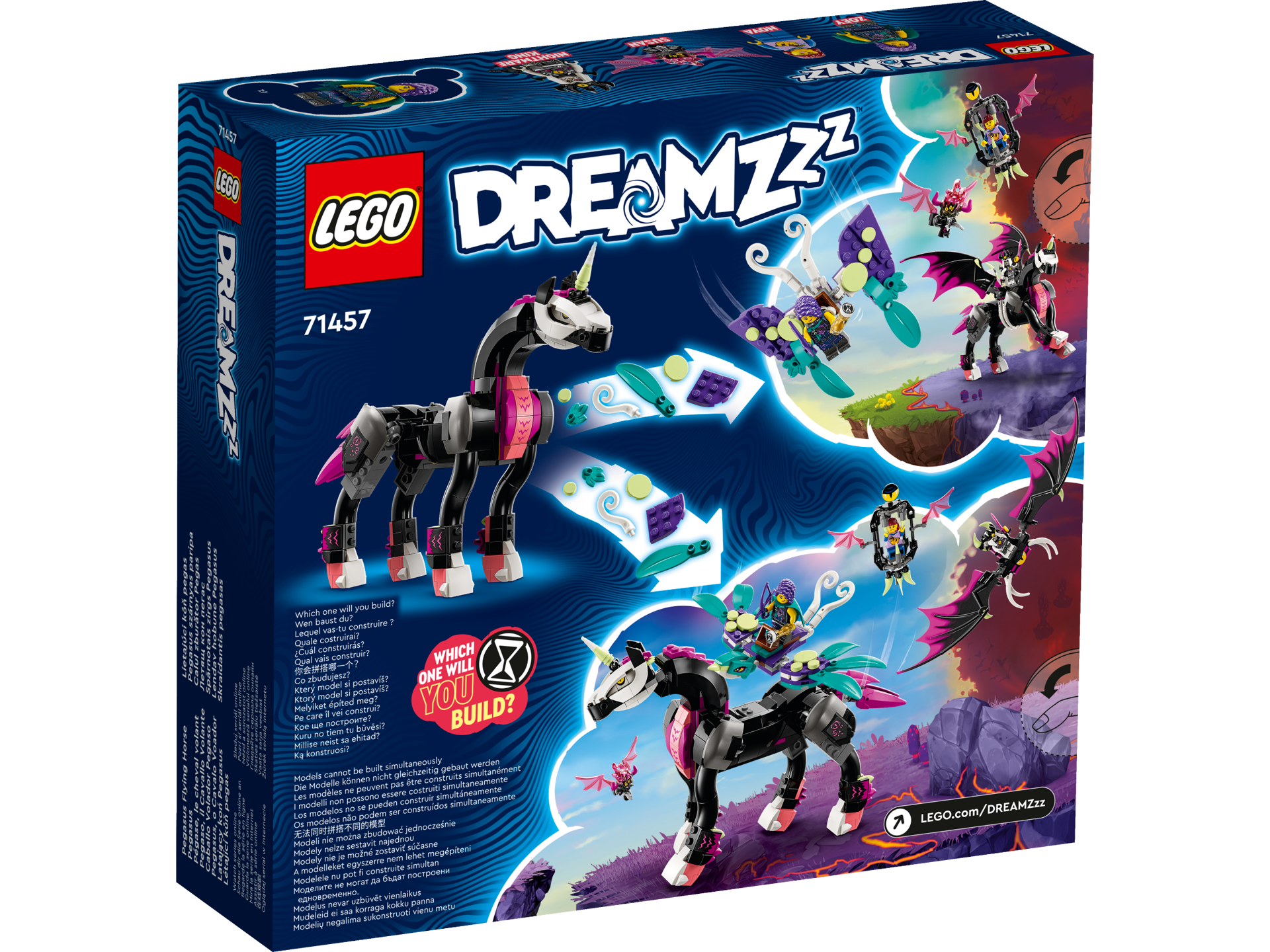 LEGO® DREAMZzz - Calul zburator Pegas 71457, 482 piese