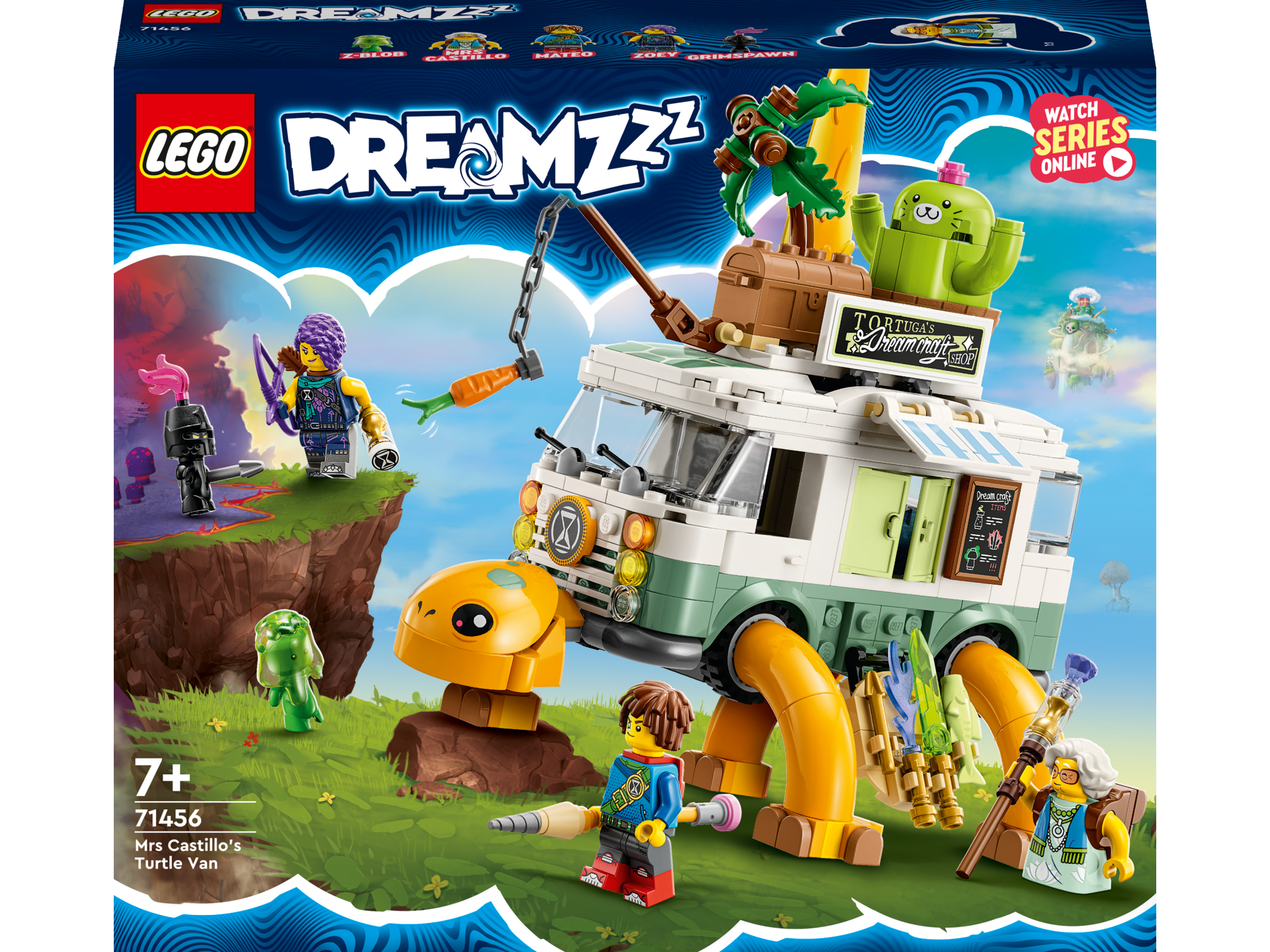 LEGO® DREAMZzz - Furgoneta-testoasa a Dnei Castillo 71456, 434 piese