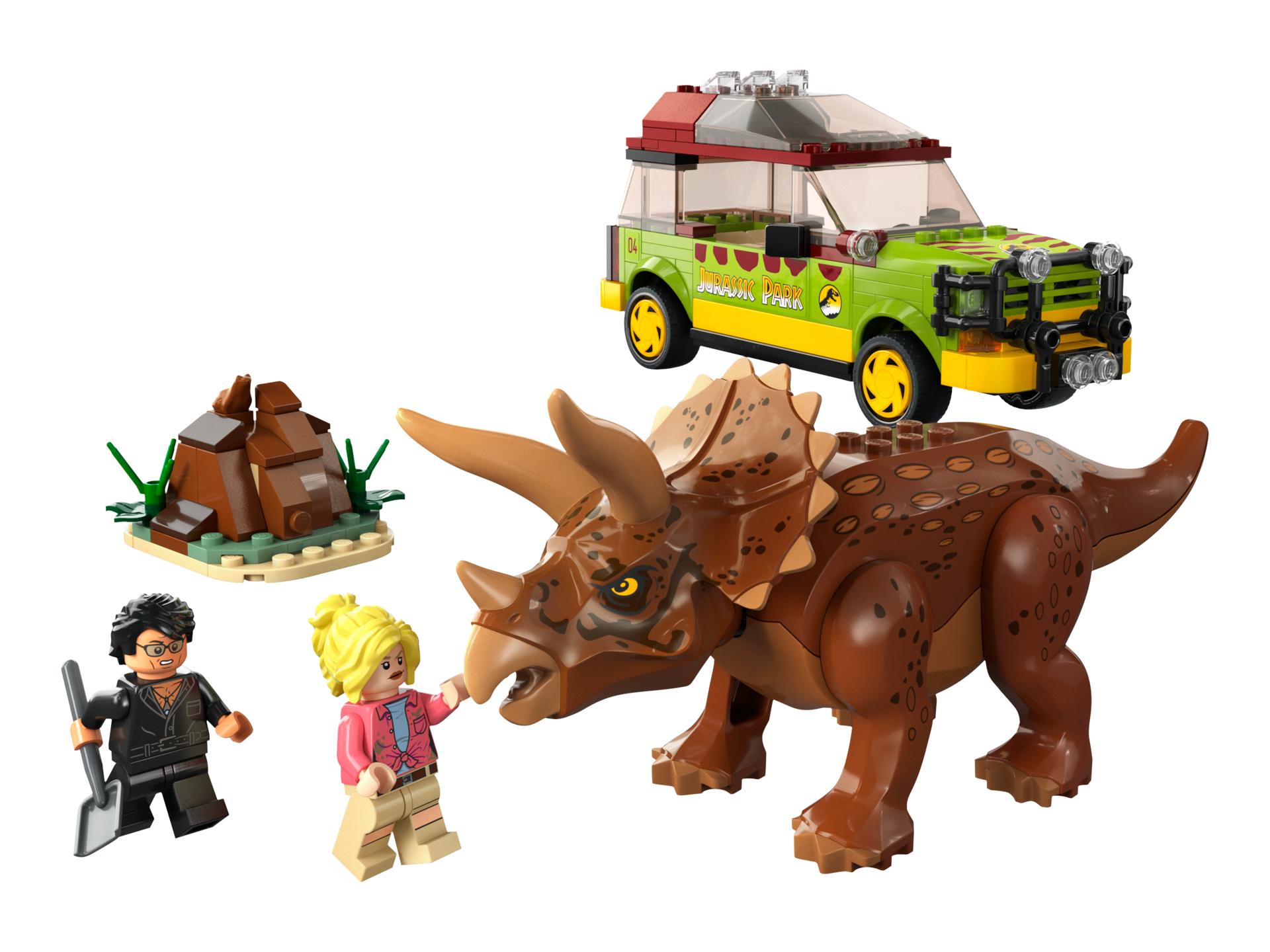 LEGO® Jurassic World - Cercetarea dinozaurului Triceratops 76959, 281 piese