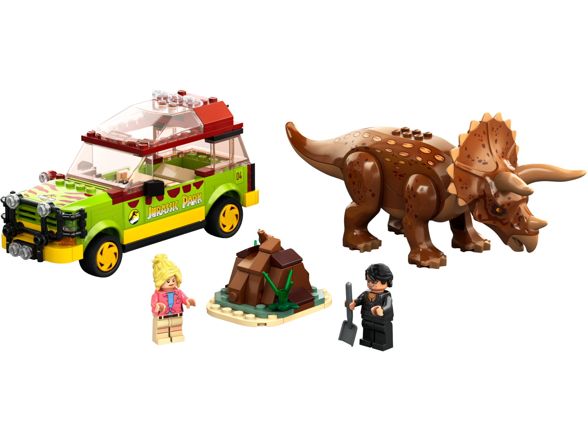 LEGO® Jurassic World - Cercetarea dinozaurului Triceratops 76959, 281 piese