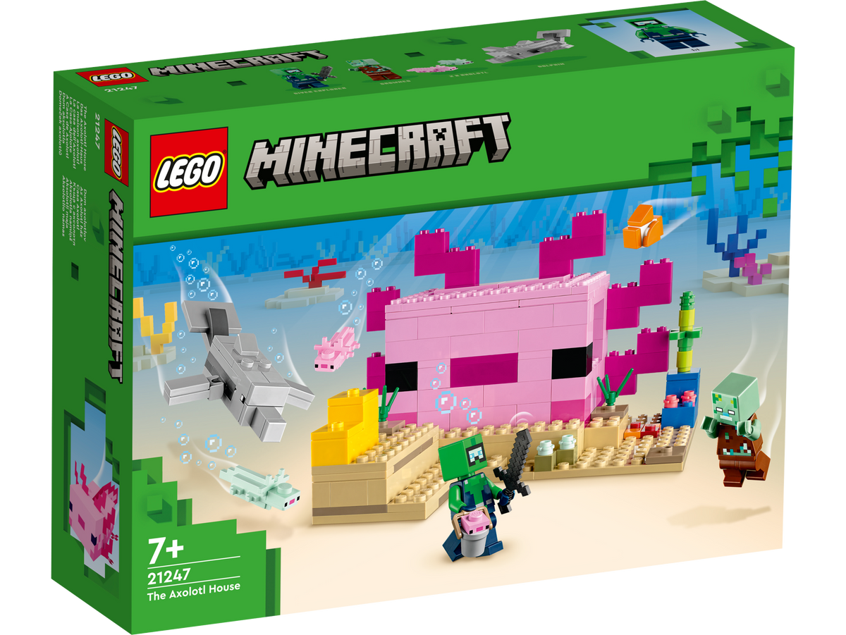 LEGO® Minecraft - Casa Axolotl 21247, 242 piese