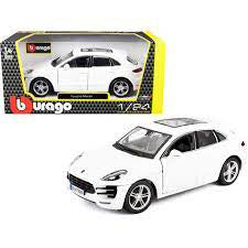 Mecheta masina Bburago 1/24 Porsche Macan, alb, 21077