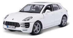 Mecheta masina Bburago 1/24 Porsche Macan, alb, 21077