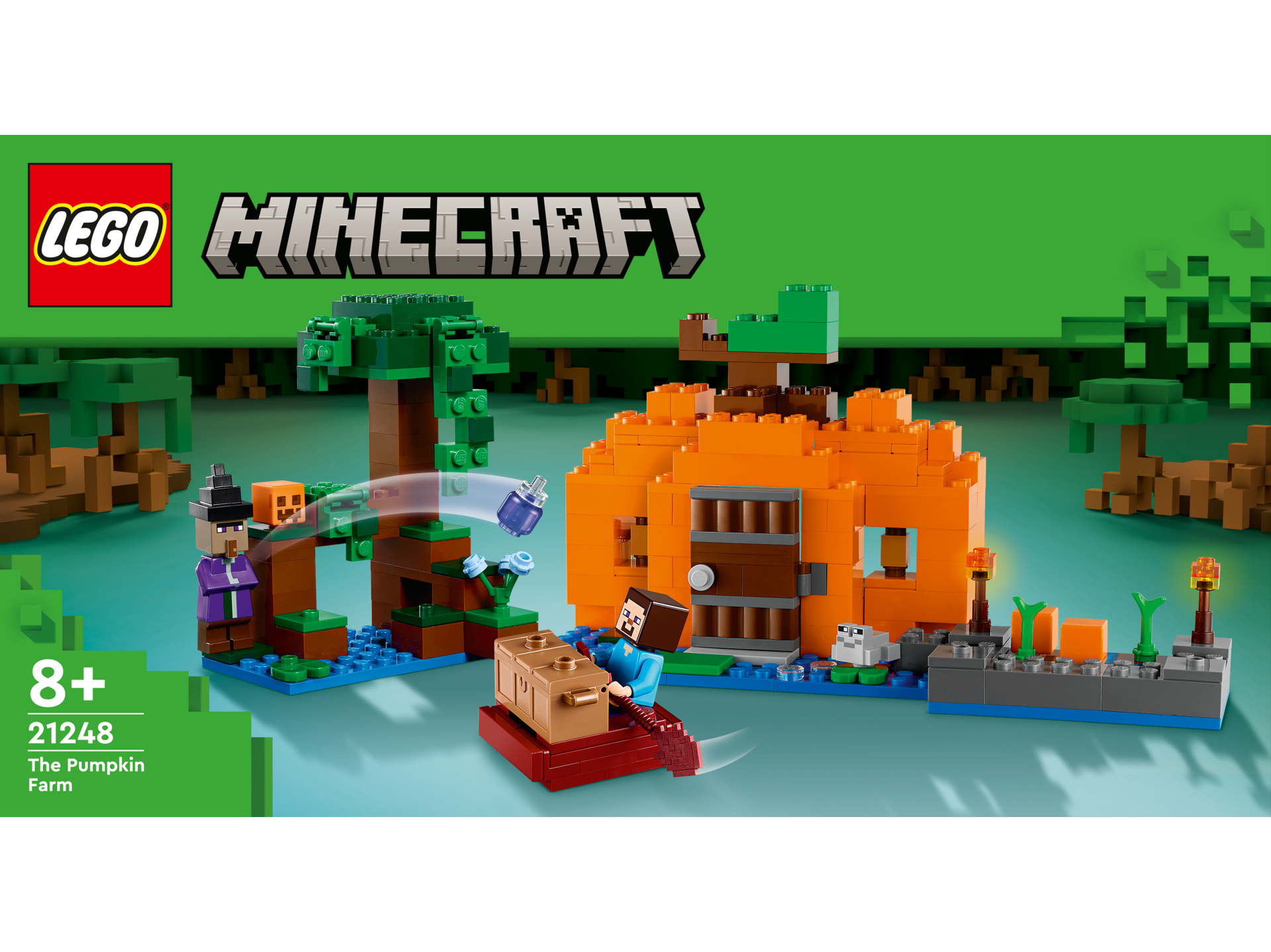 LEGO® Minecraft - Ferma de dovleci 21248, 257 piese