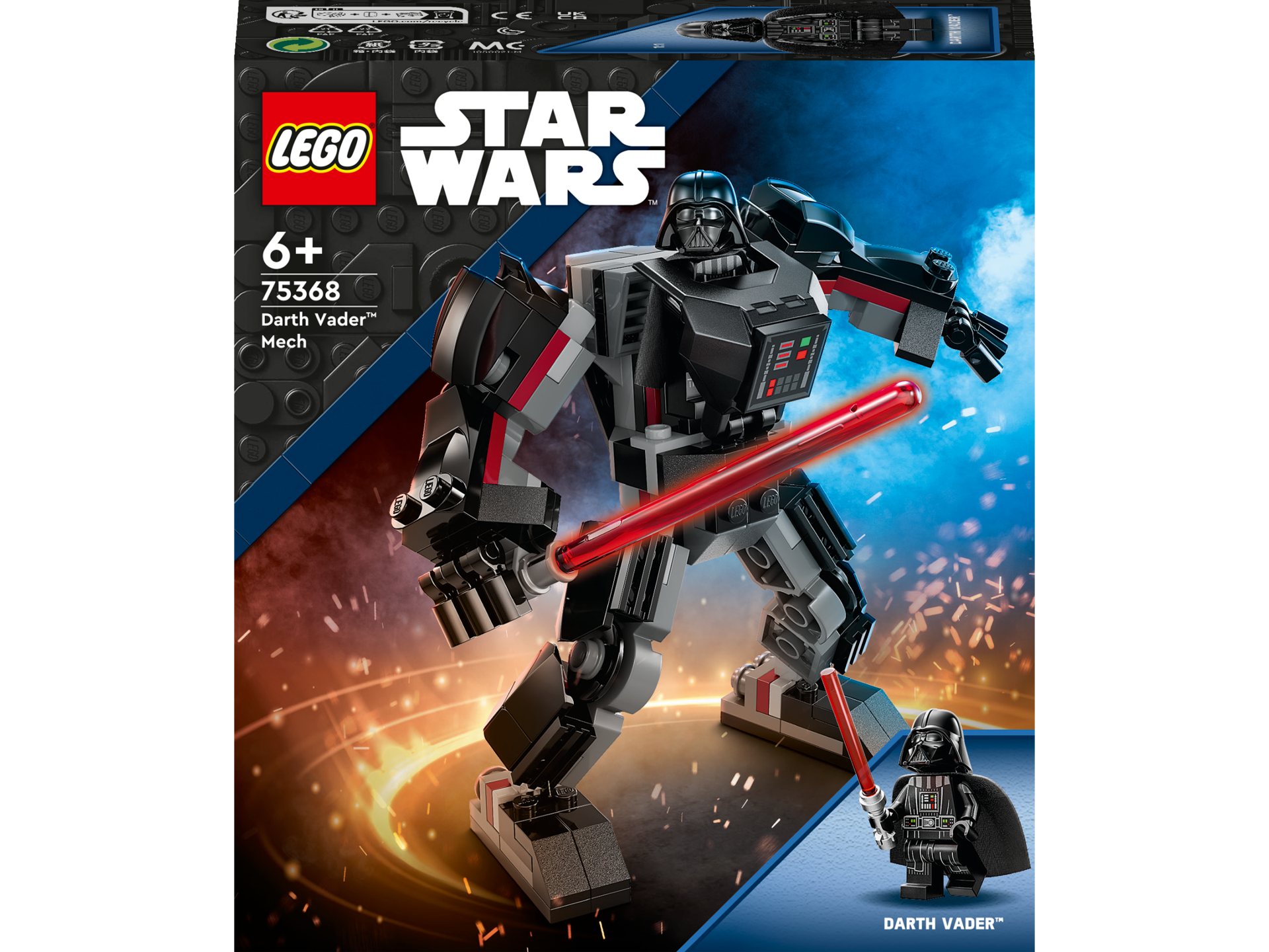 LEGO® Star Wars - Robot Darth Vader 75368, 139 piese