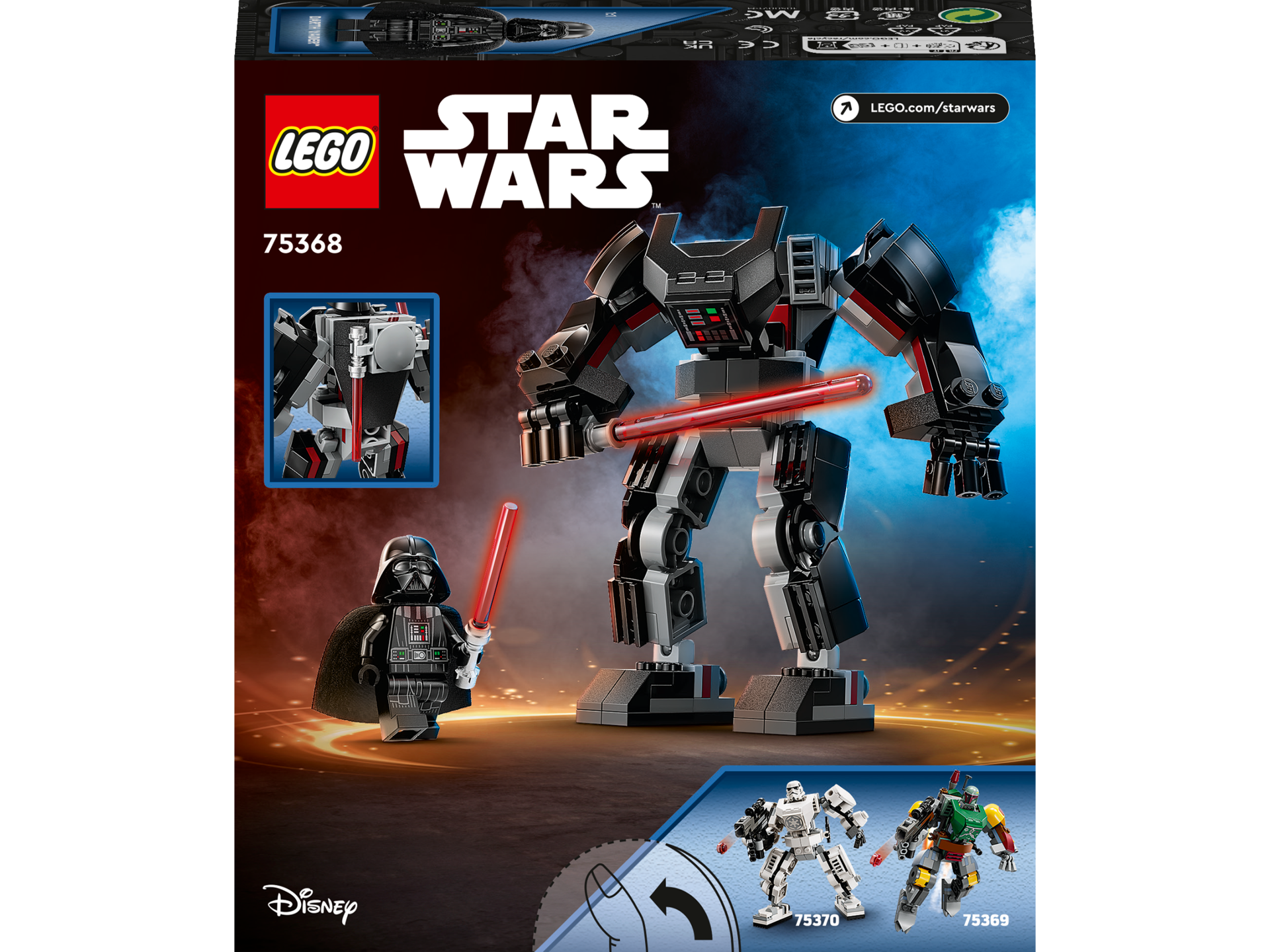 LEGO® Star Wars - Robot Darth Vader 75368, 139 piese