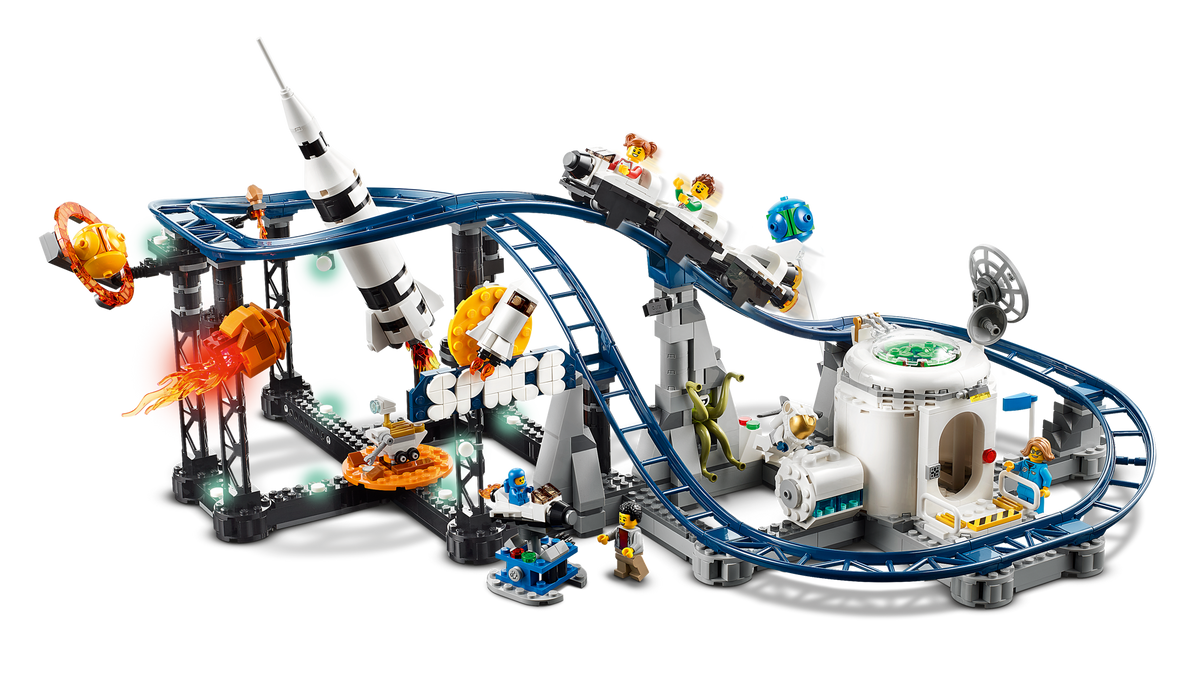 LEGO® Creator 3 in 1 - Roller-coaster spatial 31142, 874 piese