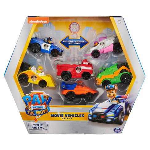 Set de joaca Paw Patrol - Movie Vehicles, 6 masinute