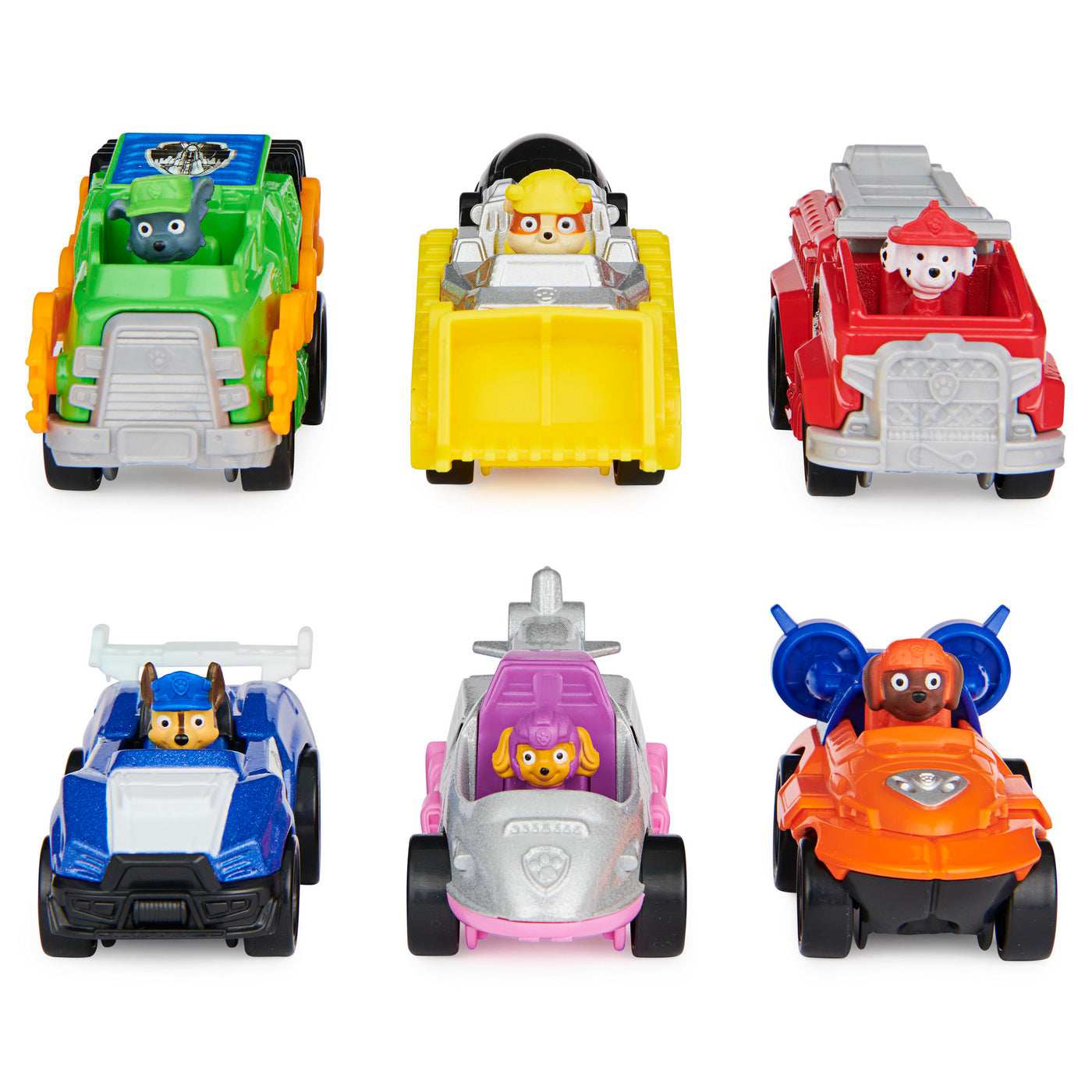 Set de joaca Paw Patrol - Movie Vehicles, 6 masinute