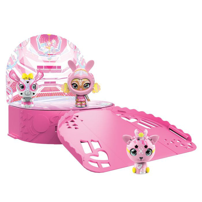 Set de joaca Zoobles - Depozitare Multipack, cu 3 figurine