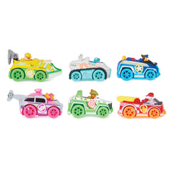 Set 6 masinute Paw Patrol - Neon Rescue Vehicles, 1:55