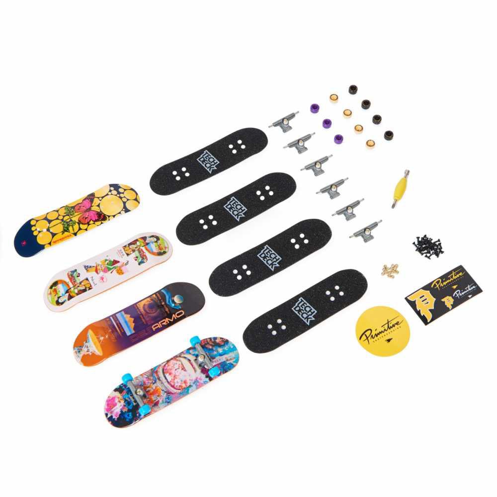 Pachet 4 piese Tech Deck fingerboard, Primitive, SPM 6028815