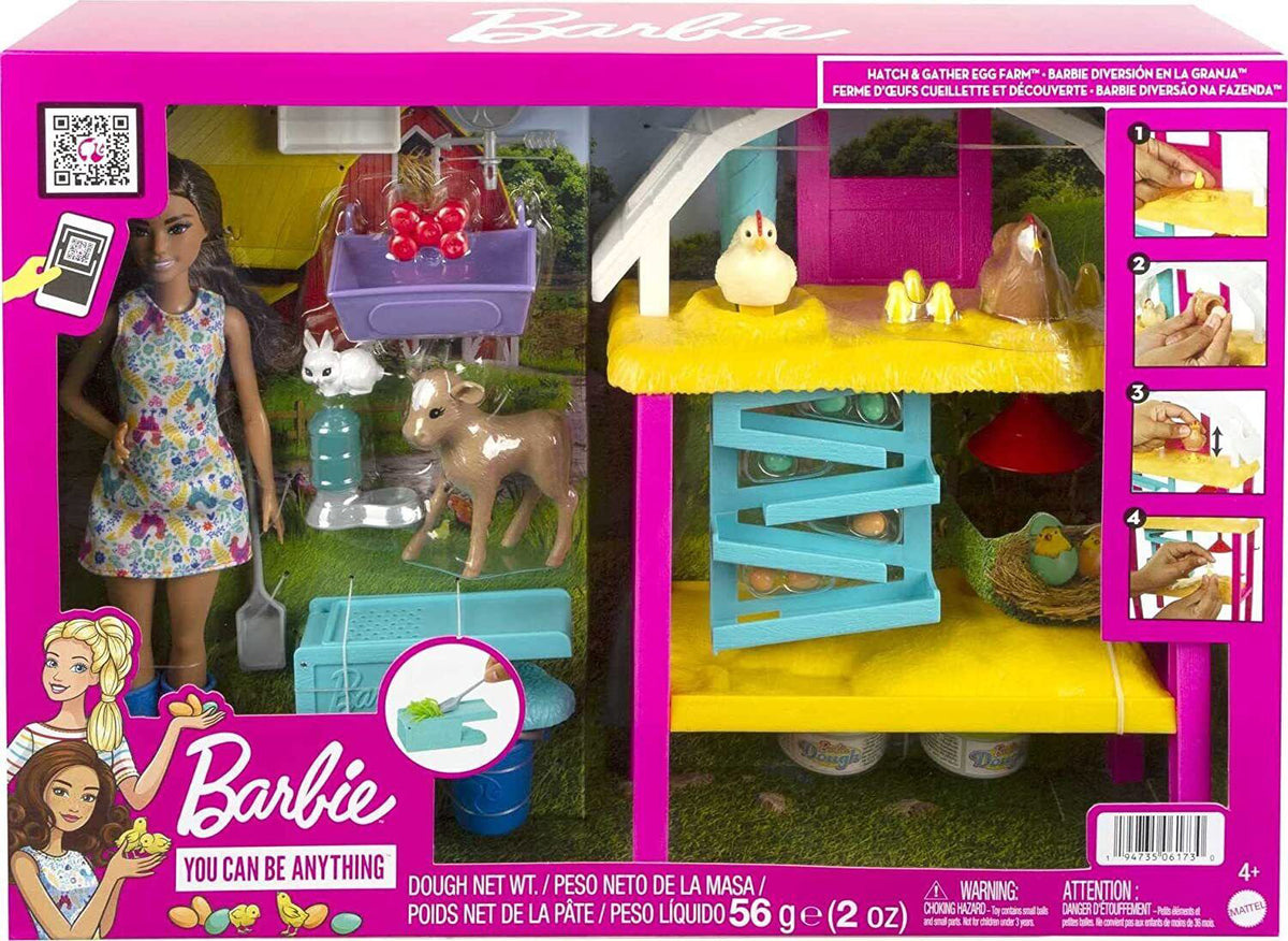 Set papusa Barbie si accesorii, Mattel, +4 ani, Multicolor