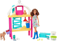 Set papusa Barbie si accesorii, Mattel, +4 ani, Multicolor