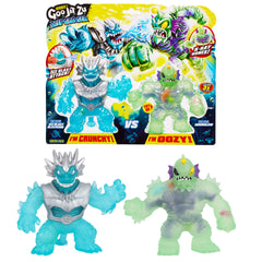 Figurina elastica Goo Jit Zu deep Goo Sea set 2 Blazagon vs Horriglow 42575-42629