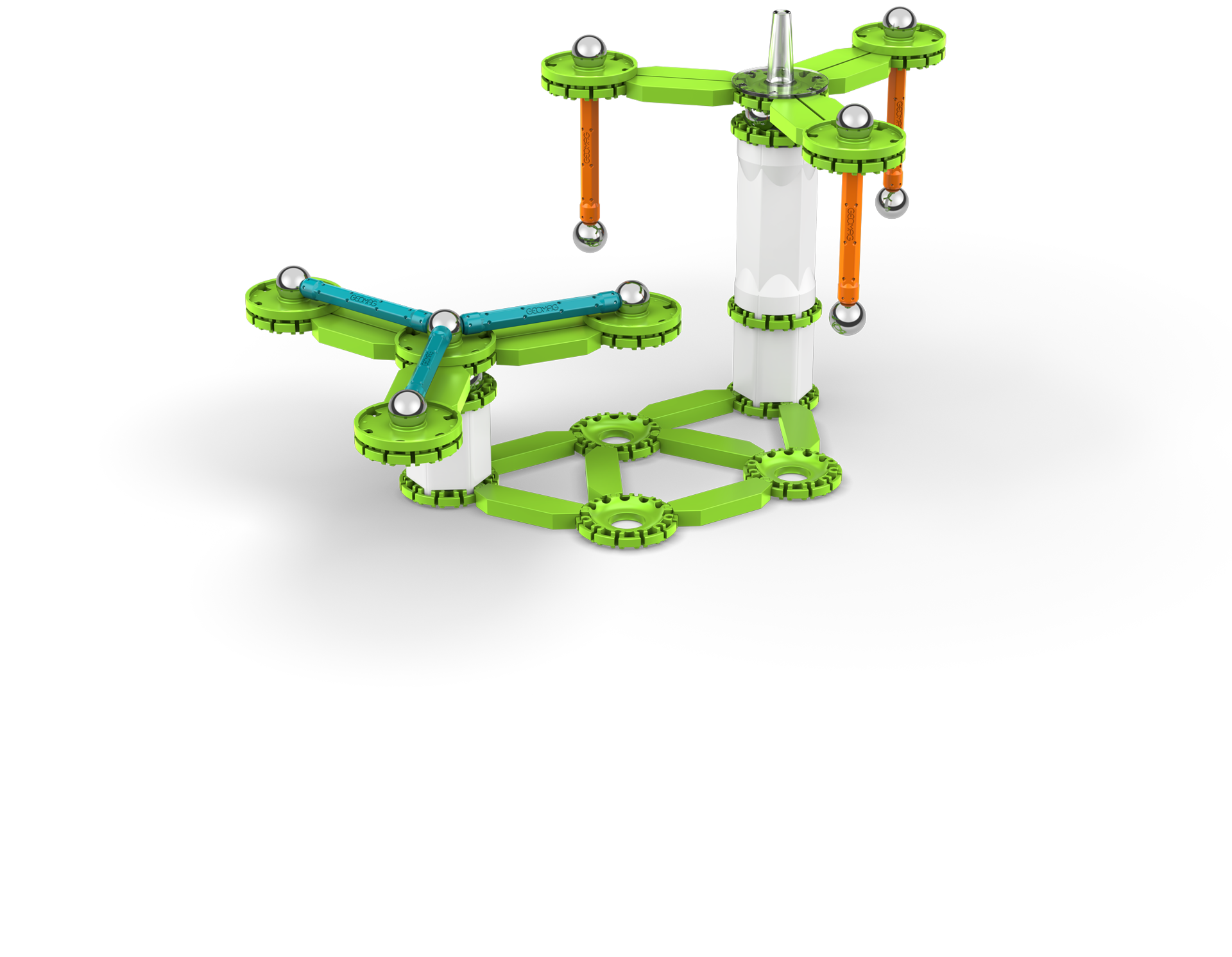 Set magnetic Geoamg Mechanics Motion 96 piese 756