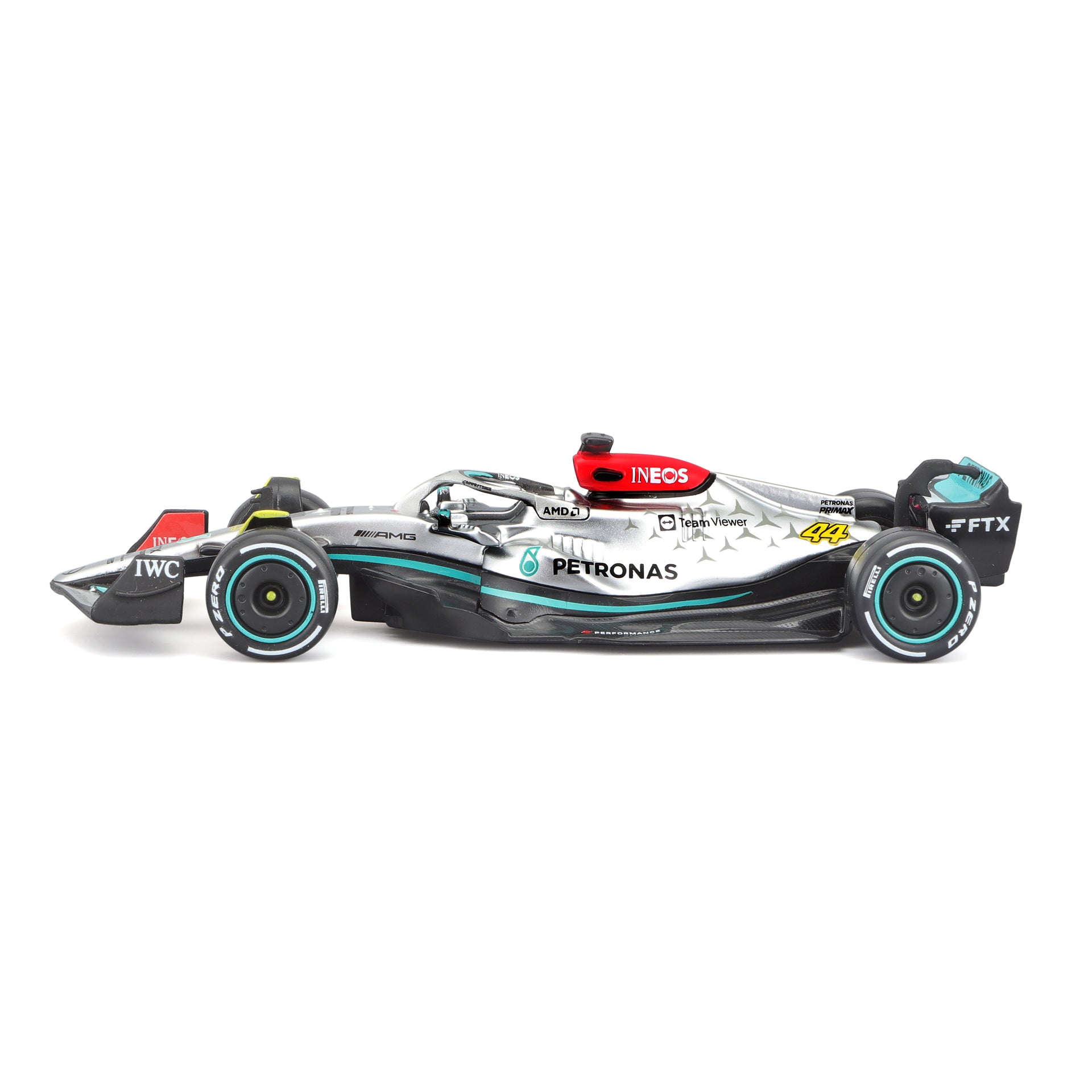 Macheta masinuta Bburago F1 Mercedes AMG F1W13 e Performance PETRONAS, BB38165-38065LH