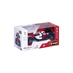 Macheta masinuta Bburago 1:43 F1  Alfa Romeo C42 Orlen  Zhou Guanyu #24, 18-38167-38067