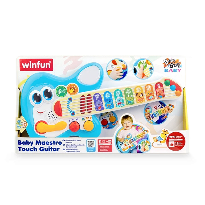 Jucarii bebelusi chitara cu sunete si lumini Winfun 230802