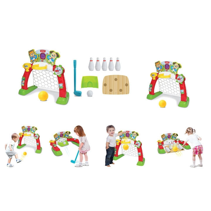 Jucarie copii centru de joaca sport 4 in 1 interactiva cu lumini si sunete Winfun 06003A