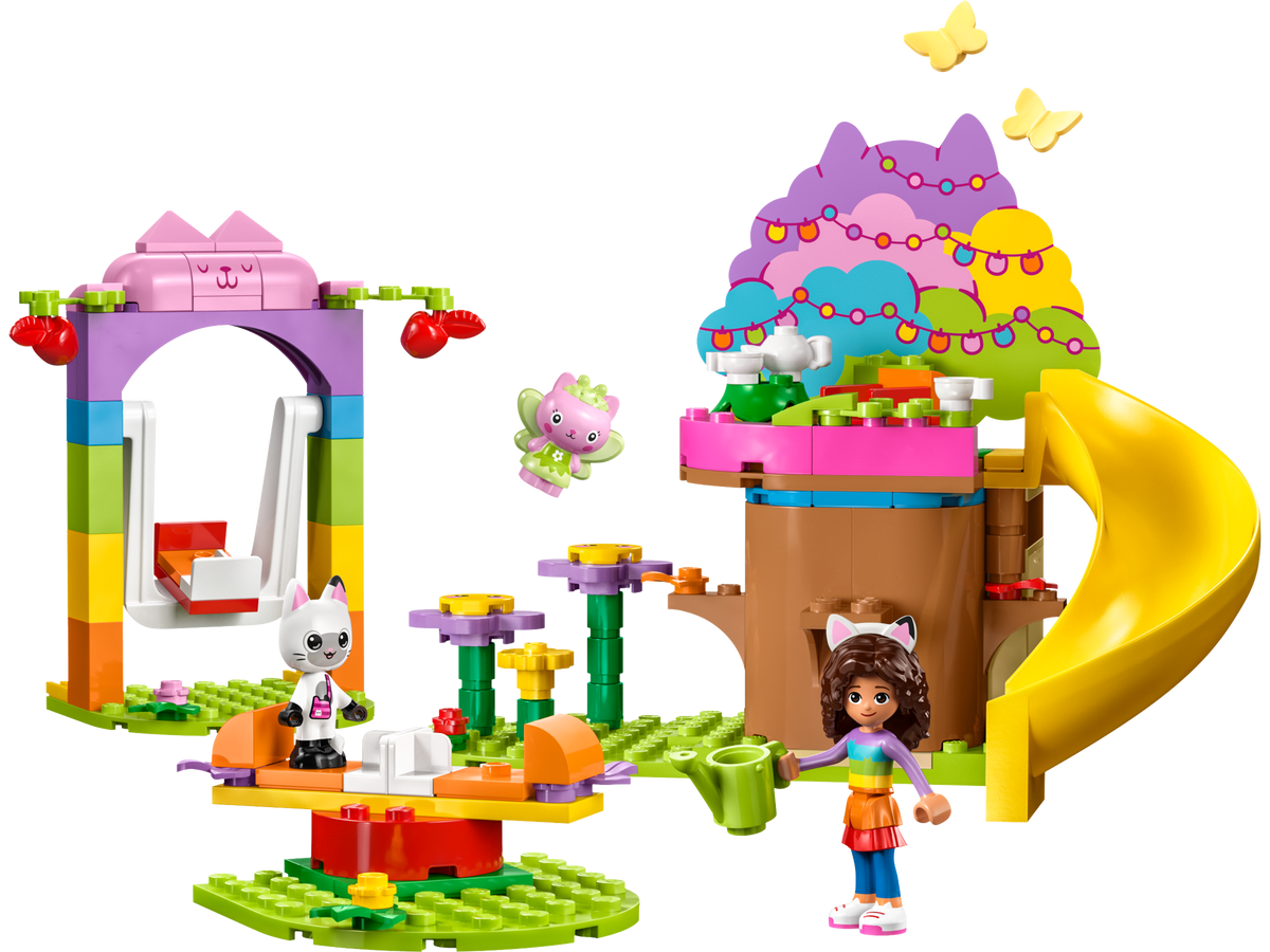 LEGO® Gabby's Dollhouse - Petrecerea in gradina a Miau-Zanei 10787, 130 piese