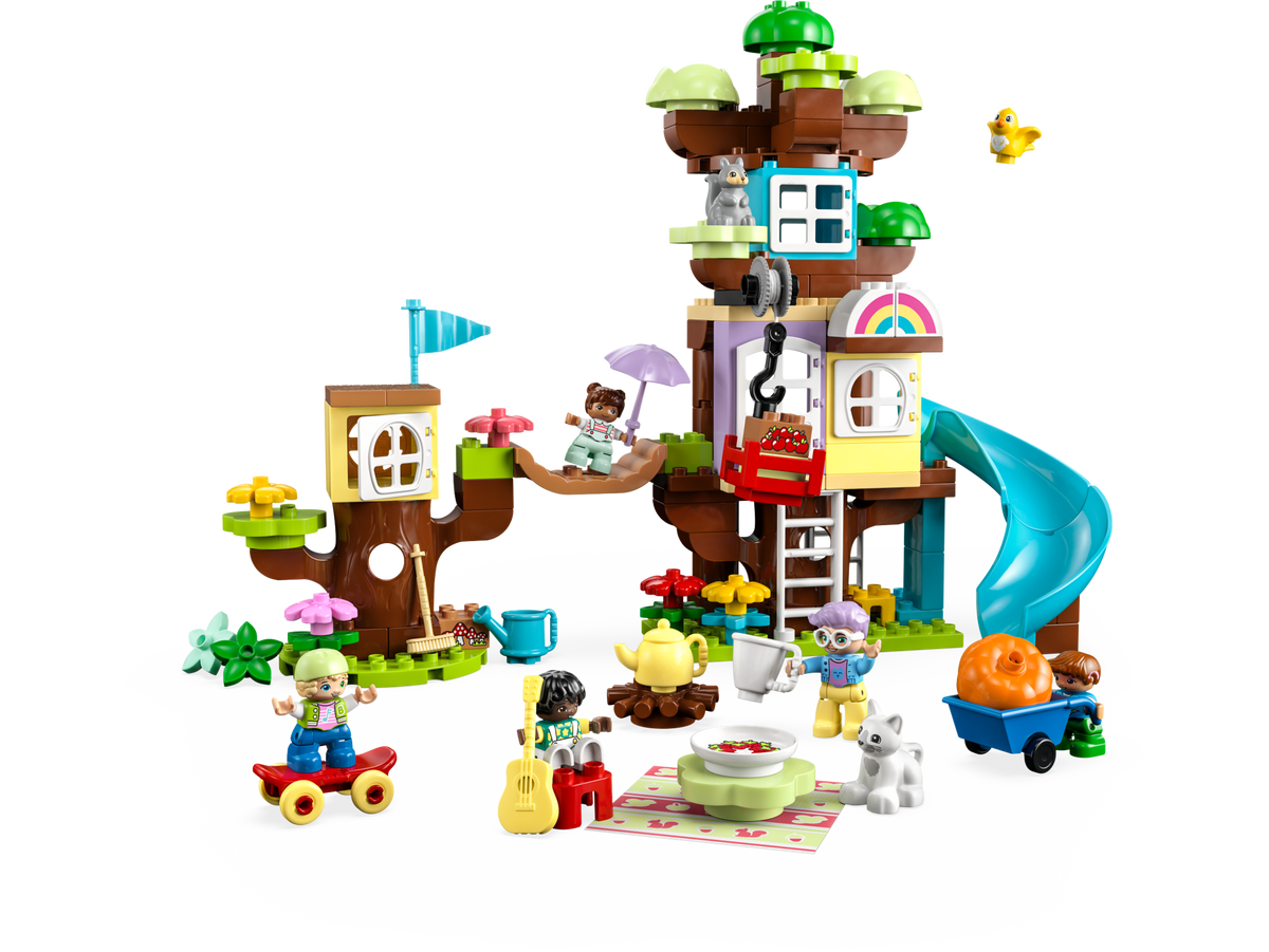 LEGO® DUPLO - Casa din copac 3 in 1 10993, 126 piese