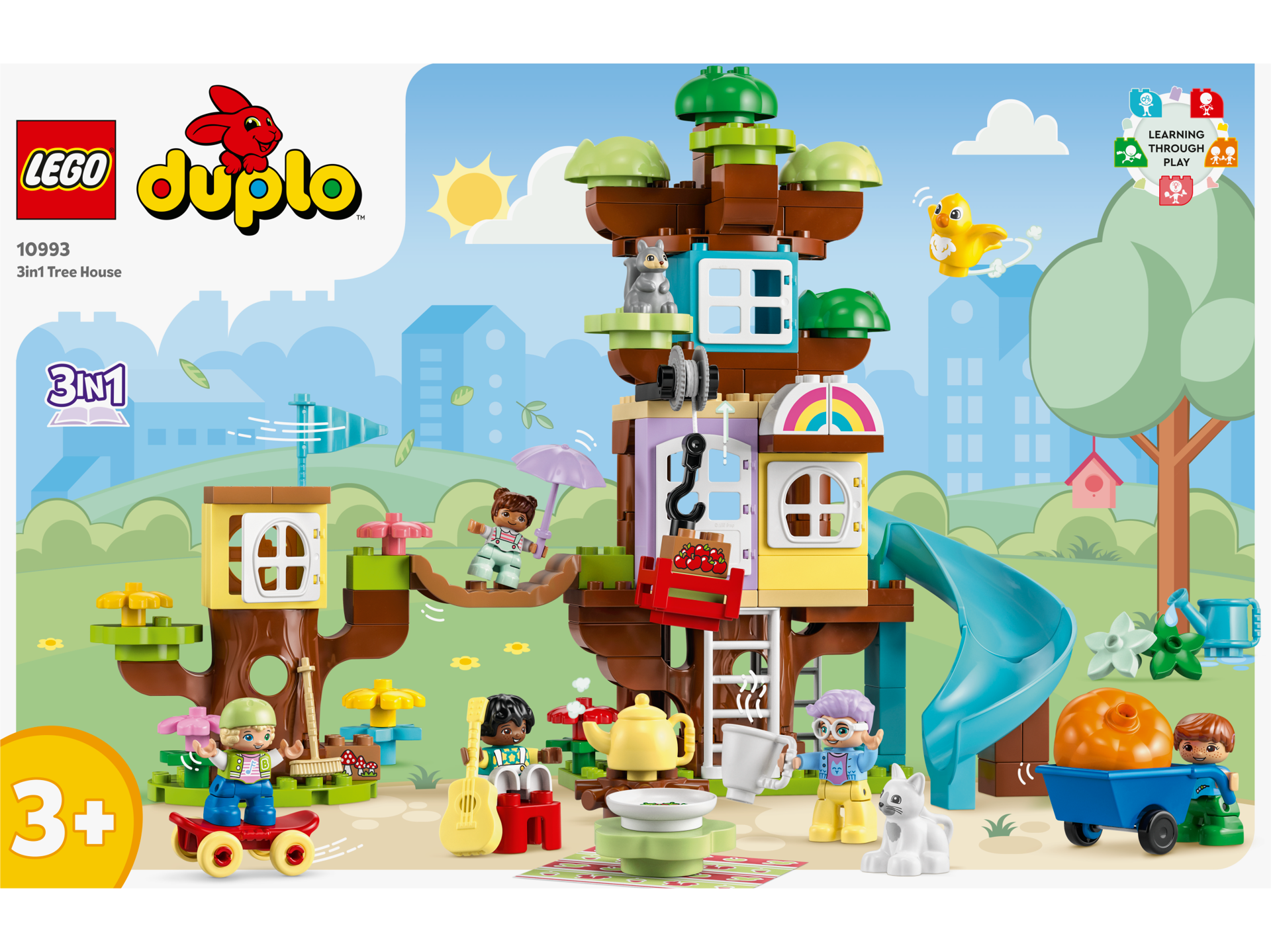 LEGO® DUPLO - Casa din copac 3 in 1 10993, 126 piese