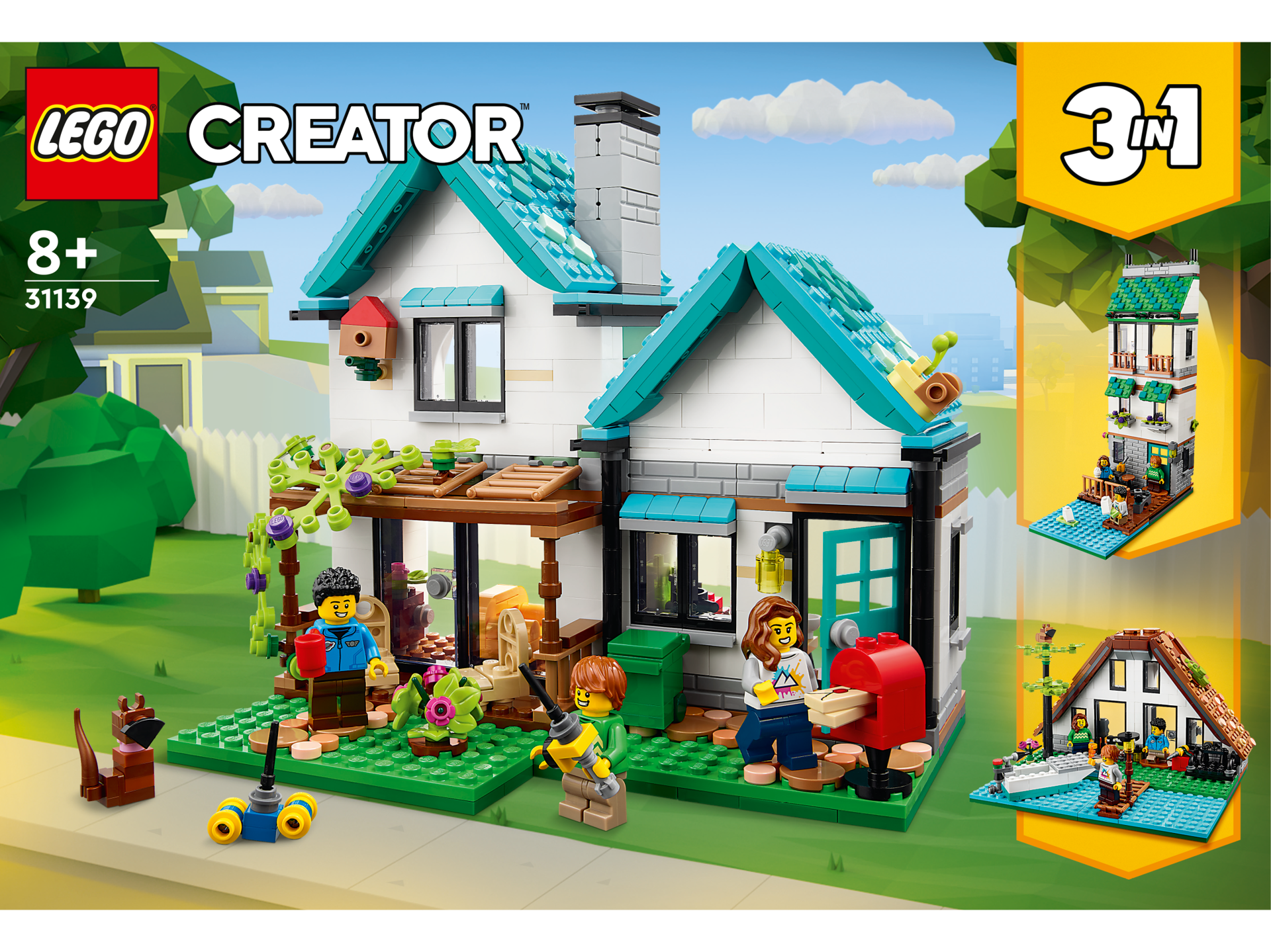 LEGO® Creator 3 in 1 - Casa primitoare 31139, 808 piese