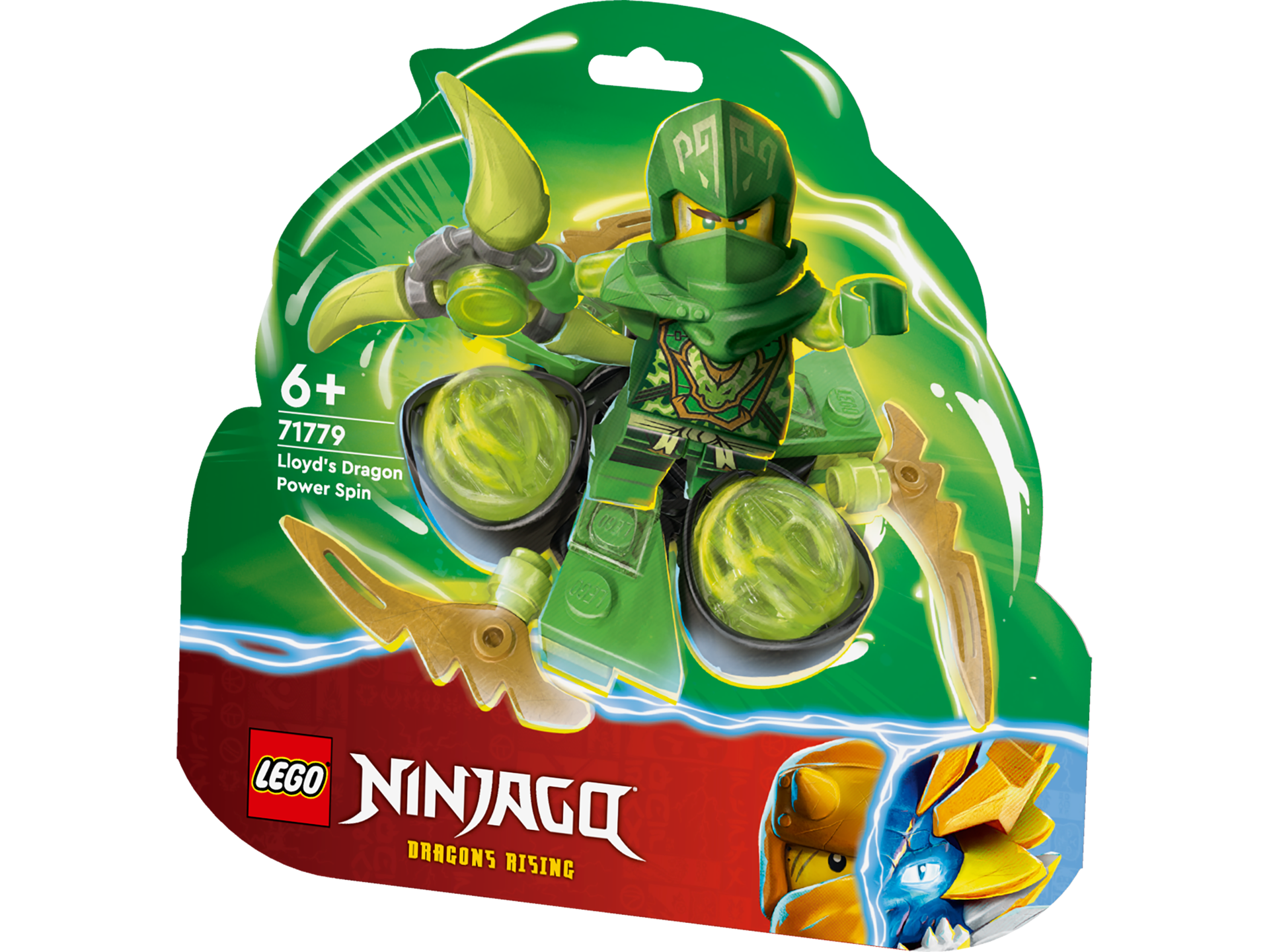 LEGO® Ninjago - Rotirea Spinjitzu al lui Lloyd cu puterea dragonului 71779, 56 piese