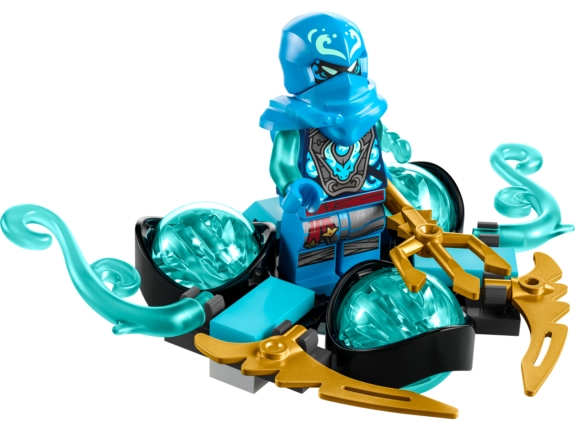 LEGO® Ninjago - Driftul Spinjitzu al Nyei cu puterea dragonului 71778, 57 piese