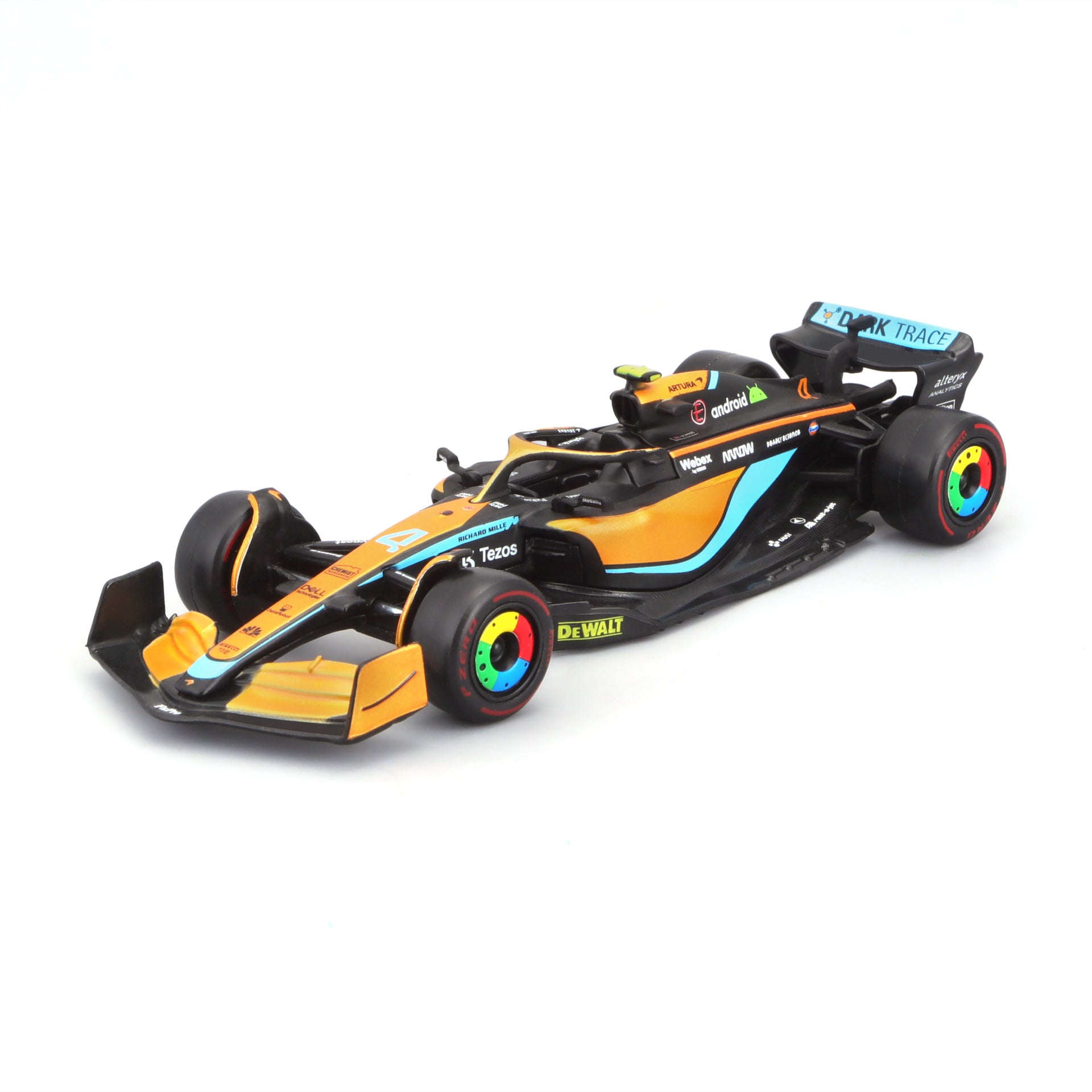 Macheta Masinuta Bburago 1:43  McLaren MCL36 F1 Australian GP #4 Lando Norris 18-38163-38063R