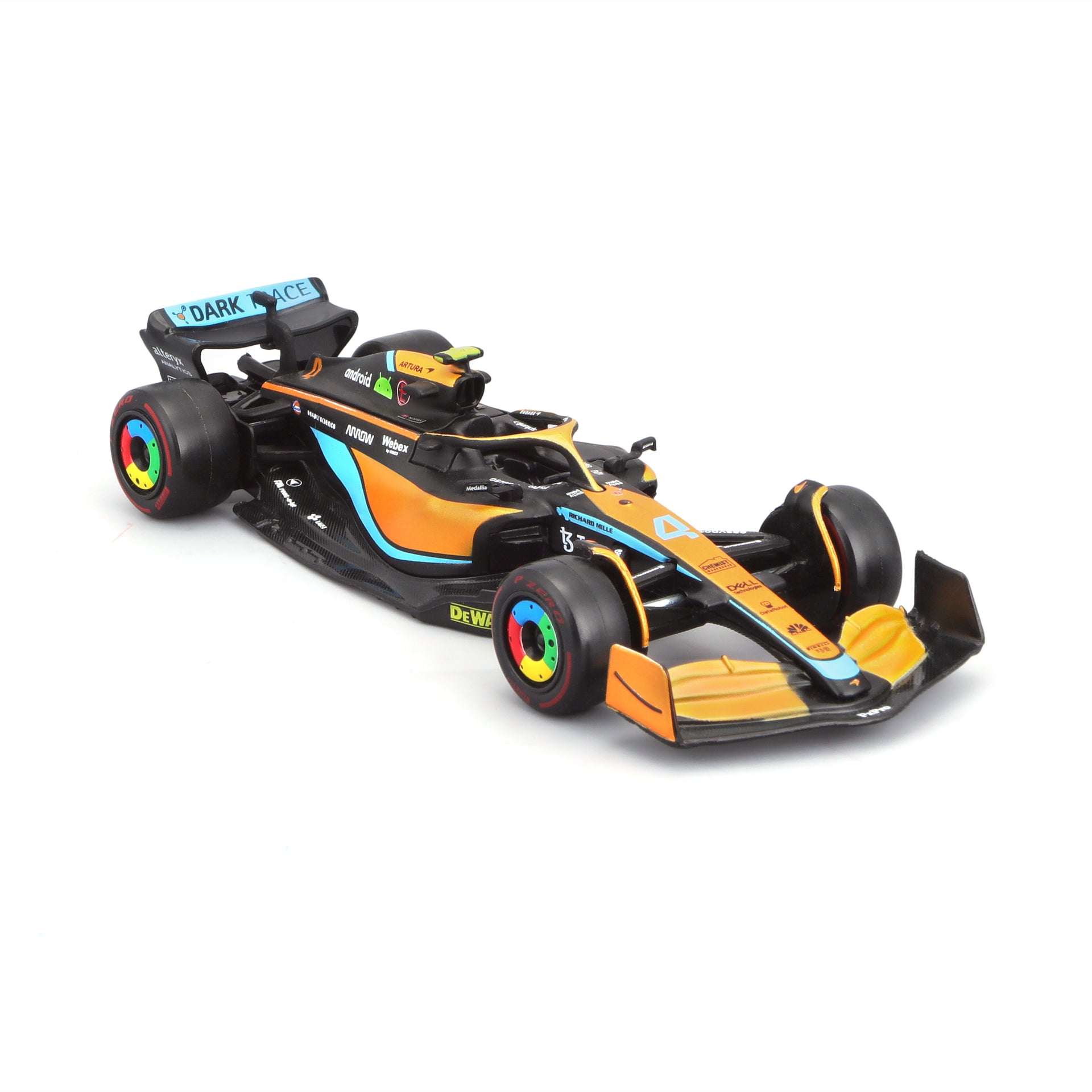 Macheta Masinuta Bburago 1:43  McLaren MCL36 F1 Australian GP #4 Lando Norris 18-38163-38063R