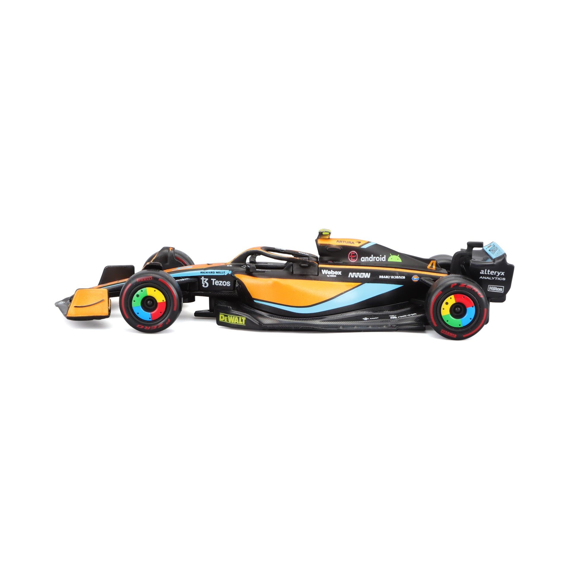 Macheta Masinuta Bburago 1:43  McLaren MCL36 F1 Australian GP #4 Lando Norris 18-38163-38063R