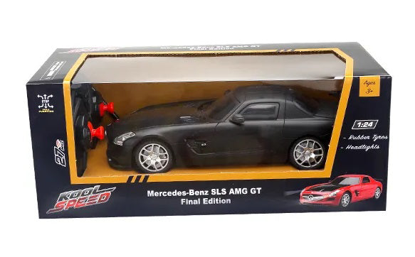 Masina cu telecomanda Kool Speed car scara 1:16 Mercedes Benz SLS AMG GT Final Edition negru, 10484G