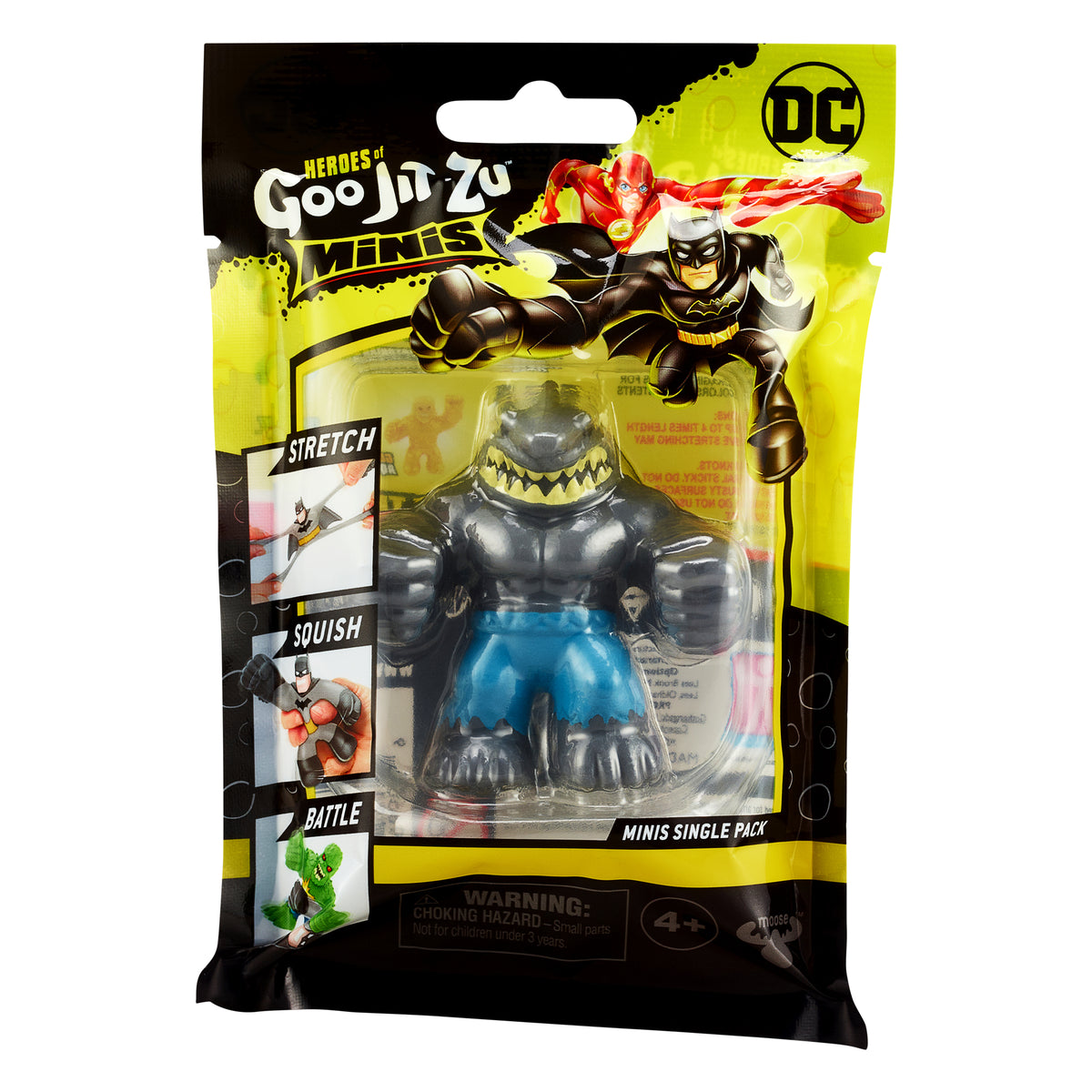 Figurina elastica Goo Jit Zu Minis DC S4 King Shark 41395-41504