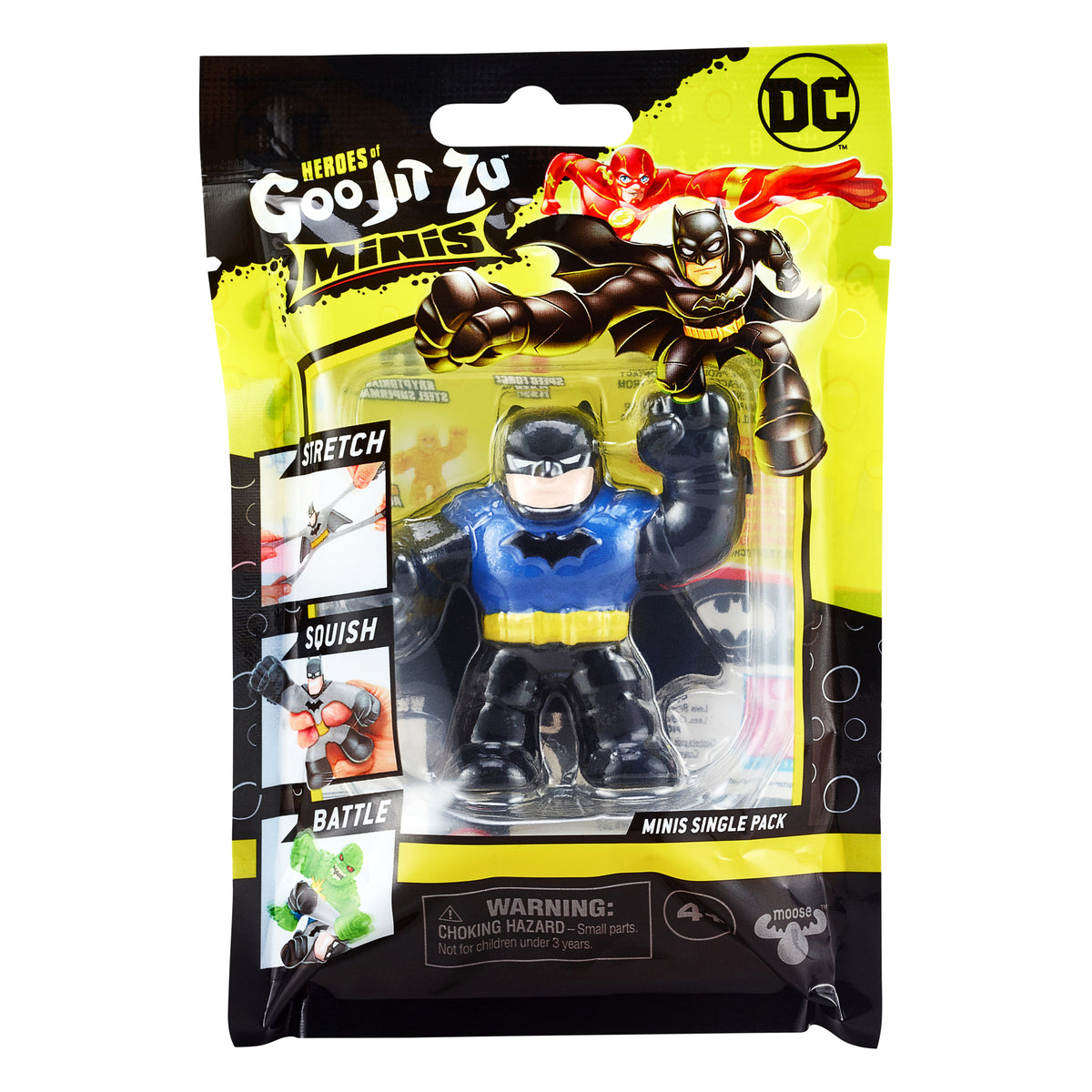 Figurina elastica Goo Jit Zu Minis DC S4 Armor Batman 41395-41505