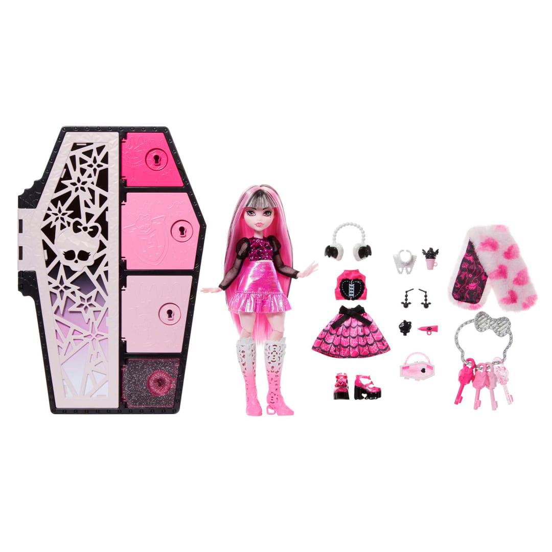 Mattel Monster High: Secretele unor prieteni teribil de buni, papusa Monster High Draculaura HNF73