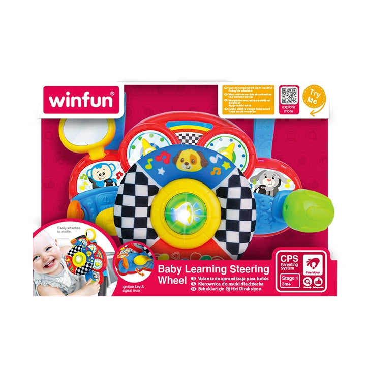 Jucarie volan muzical pentru bebelusi, Winfun, 0782