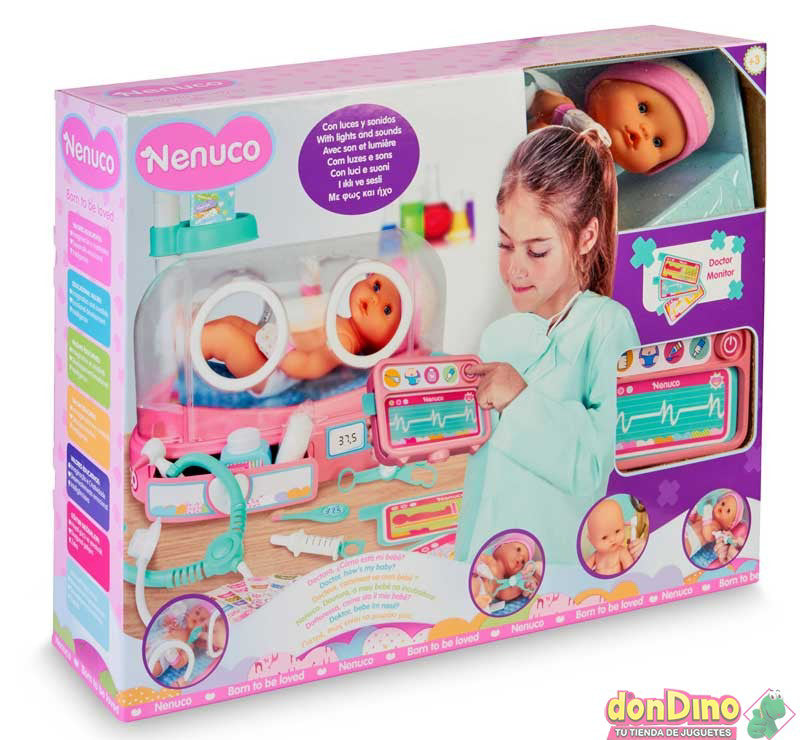 Papusa bebelus Nenuco nou nascut cu accesorii, 35 cm, 700016660