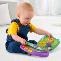 Jucarie interactiva Fisher Price, Laugh&Learn, Cartea de Povesti, limba maghiara