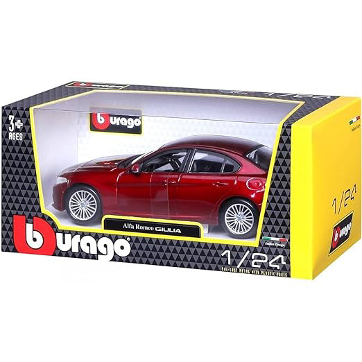 Macheta Masinuta Bburago 1:24  Star Alfa Romeo Giulia Rosu, 21080