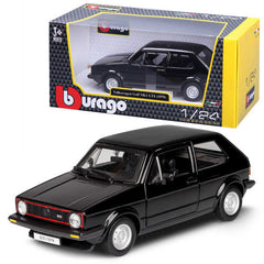 Macheta Masinuta Bburago 1:24 Volkswagen Golf Mk1 CT1(1979) Negru, BB20001A-21089