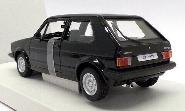 Macheta Masinuta Bburago 1:24 Volkswagen Golf Mk1 CT1(1979) Negru, BB20001A-21089