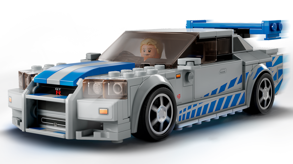 LEGO® Speed Champions - Nissan Skyline GT-R (R34) Mai furios, mai iute 76917, 319 piese