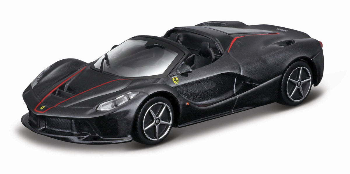 Macheta Masinuta Bburago 1:43 Ferrari model LaFerrari Aperta Negru, BB36000/36031