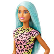 Papusa Barbie, Career Makeup Artist, inalta, par albastru, accesorii machiaj, 30 cm